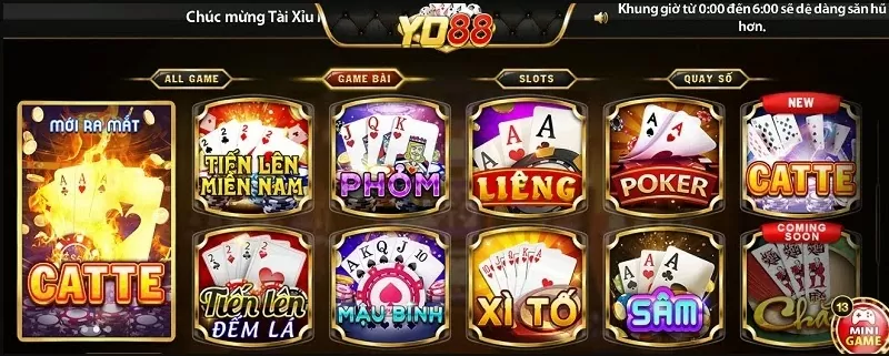 Game bài Yo88