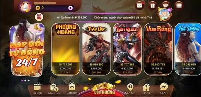 Giao diện 9Fun