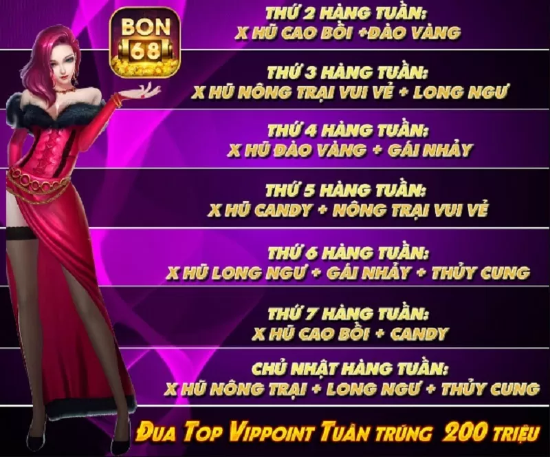 Ưu đãi Bon68 Club