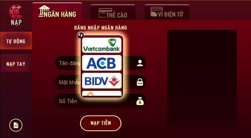 Nạp tiền Man Club