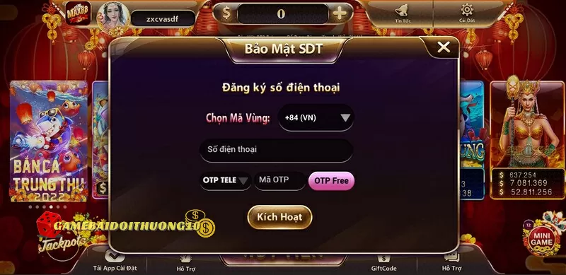 Bảo mật tại Max88 Vin