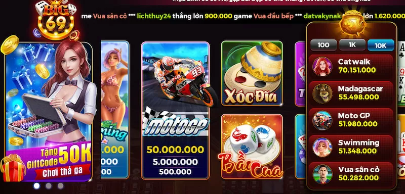 Các tựa game tại Big69 đều có cách chơi đơn giản dễ dàng đặt cược