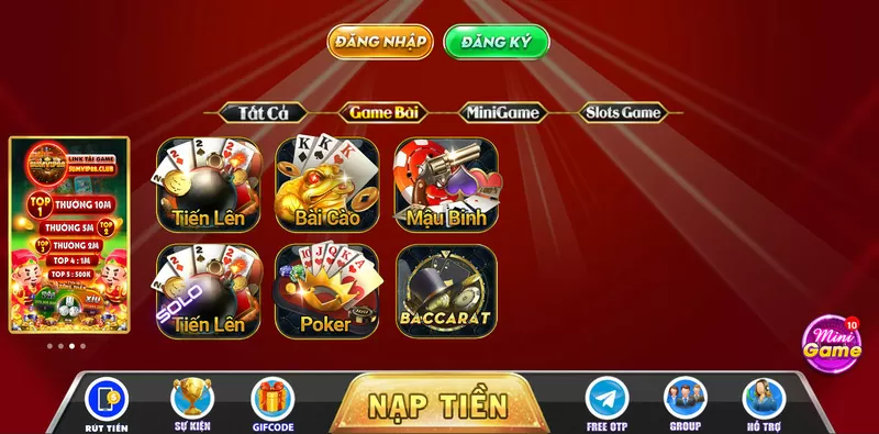 Đa dạng thể loại game tại SumVip88 Club