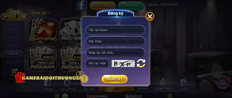 Tạo tài khoản chính chủ trước khi chơi game