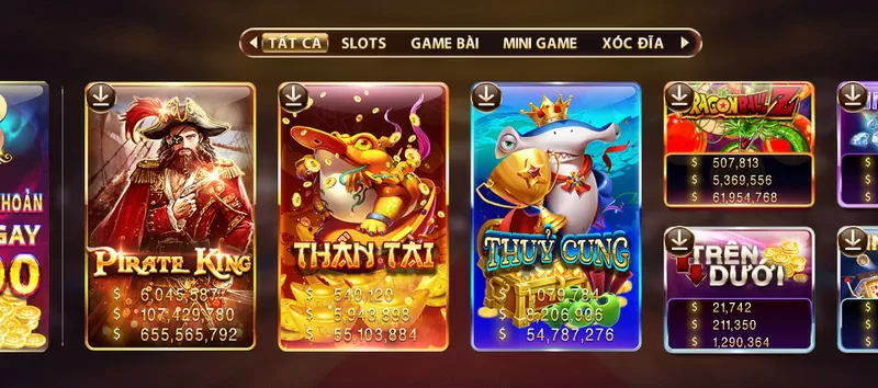 Giao diện chính của cổng game SumVip88 Club