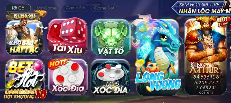 Kho game hấp dẫn, đa dạng là điểm mạnh tuyệt đối