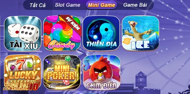 Kho game đa dạng, đầy đủ mọi thể loại giúp anh em không chán