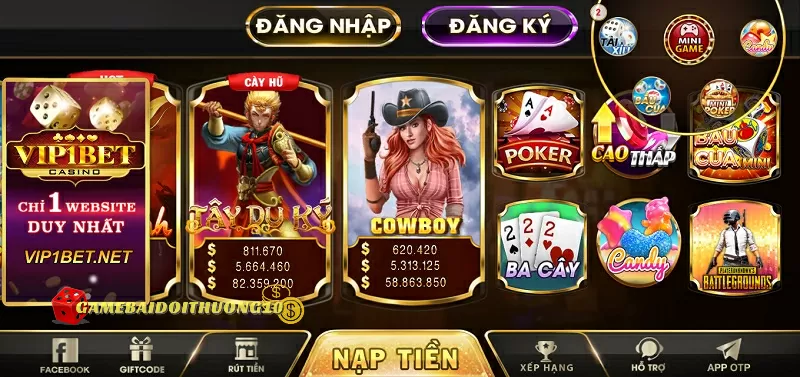 Quy trình nạp và rút tiền diễn ra nhanh chóng tại Vip1Bet 