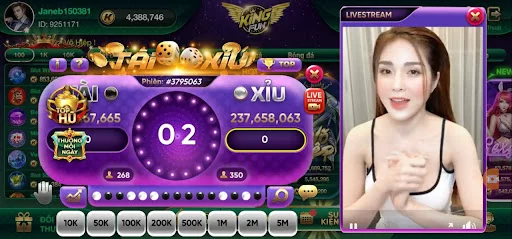 LiveStream tài xỉu KingFun 