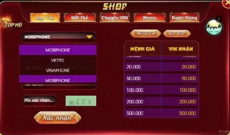 Hướng dẫn thực hiện giao dịch cổng game đổi thưởng Bet99 Vin