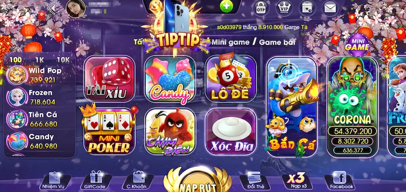 Tip68 Club là cổng game bài được sáng lập từ nhà phát hành game nổi tiếng