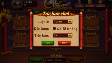 Game bài Chắn và những cách chơi hay tại cổng game Gemwin